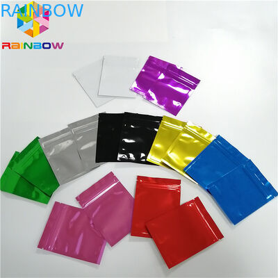 Уплотнения 3 сумок Мылар Холограм звезды яркого блеска упаковка маски внезапного Зиплок лоснистого бортового лицевая