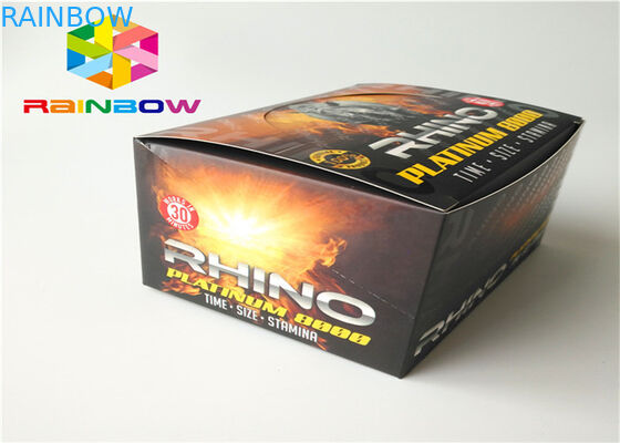 Коробка цвета смешивания бумажная упаковывая рифленый складной горячий штемпелюя выбивая процесс