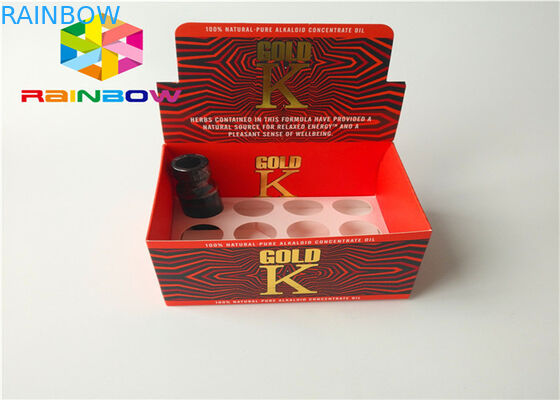 Повторно использованная коробка дисплея бумаги рифленая розничная встречная для сока Э- Э- Вапе пара жидкостного