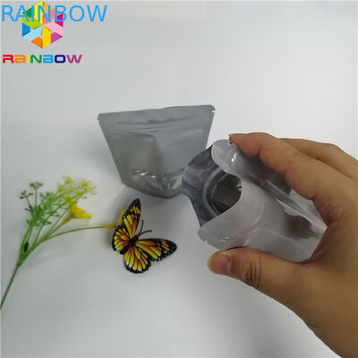 Лоснистая упаковка мешка алюминиевой фольги стоит вверх жара доказательства запаха Мылар - уплотнение с окном