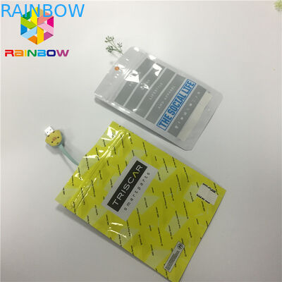 Жара - загерметизированное печатание сумок фольги упаковывая изготовленное на заказ одно бортовое ясное прозрачное Ресеалабле