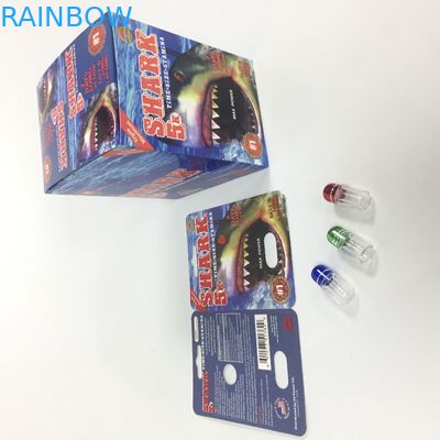 Бутылка крышки мужского скольжения носорога 69 упаковки карты волдыря таблеток повышения пластиковая