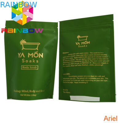 Ресеалабле упаковка мешка фольги стоит вверх тело сахар Скруб жара сумок соли моря - уплотнение