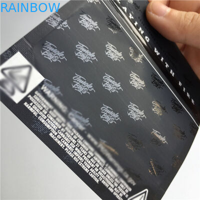 Чильдпрооф жара - алюминиевая фольга Мылар сумок уплотнения упаковывая напечатанная Зиплок выровняла мешки