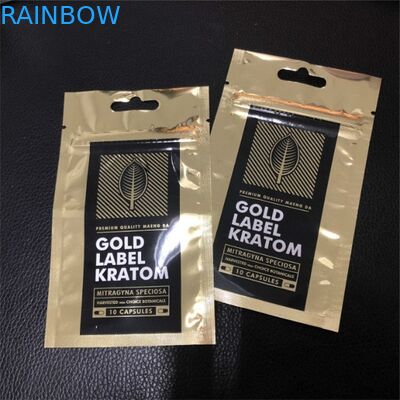 3 мешка Мылар уплотнения сторон пластиковых упаковывая напечатанный логотип сумок изготовленный на заказ