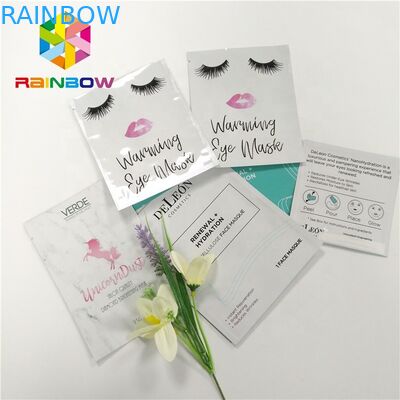 3 прокатанного слоя мешка маски сумки пустой алюминиевой фольги маски косметического Ресеалабле