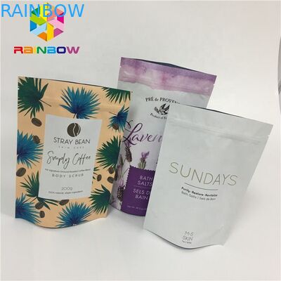 3 прокатанного слоя мешка маски сумки пустой алюминиевой фольги маски косметического Ресеалабле