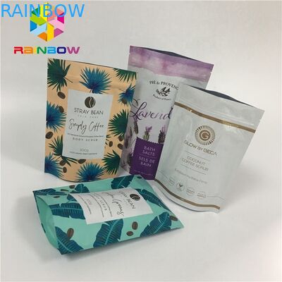 3 прокатанного слоя мешка маски сумки пустой алюминиевой фольги маски косметического Ресеалабле