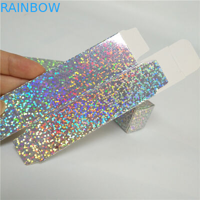 Пакеты голографического размера Пакагингс 2.5кс2.5кс8.5км бумажной коробки косметические для лоска губы