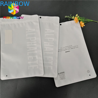 Запах Мылар прокатанный доказательством Зиплок стоит вверх логотип печатания мешков ясный изготовленный на заказ