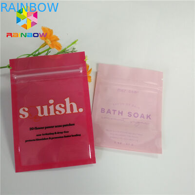 Запах Мылар прокатанный доказательством Зиплок стоит вверх логотип печатания мешков ясный изготовленный на заказ