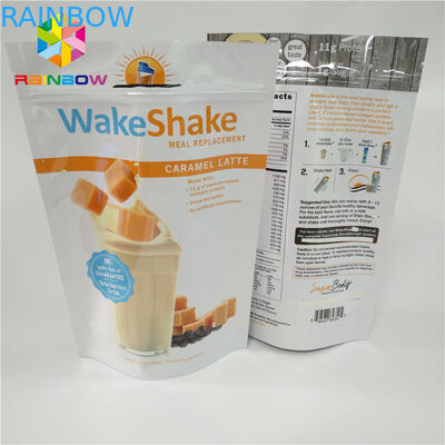 Мешки упаковывая, алюминиевая фольга качества еды пластиковые стоят вверх кладут Зиплок Дурабле в мешки