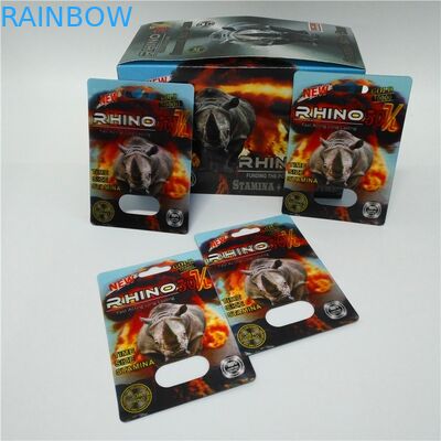 Пакет волдыря коробки дисплея упаковывая печатание 3д для таблеток повышения мамбы мужских