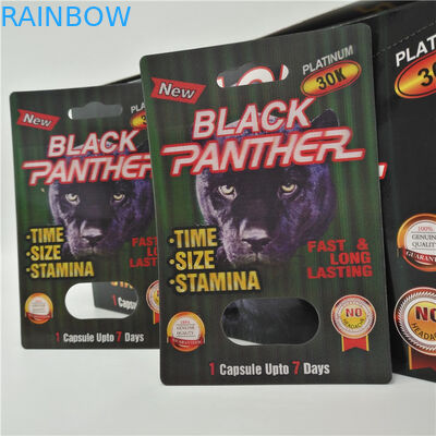 Мамба прочной карты волдыря упаковывая/большая винная бутылка 25к/жесткая коробка дисплея капсулы таблетки носорога 69 Рокс