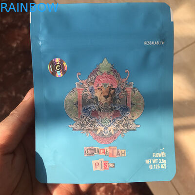 Заново горячие печенья надувательства кладут с голографическими стикерами печений сумку в мешки Мылар доказательства запаха для упаковки засорителя