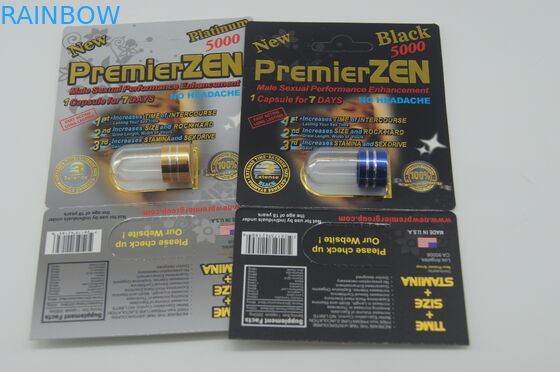 Носорог 7 водоустойчивого пластикового волдыря упаковывая таблетка повышения 5000 мужчин сексуальная