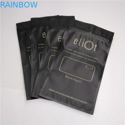 Гуссет случая телефона наушника упаковывая нижний кладет пластиковым размер в мешки подгонянный Зиплок