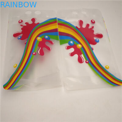 Сумки Гуссет дна молока ясного сока, прочные стоят вверх мешки фольги с ручкой