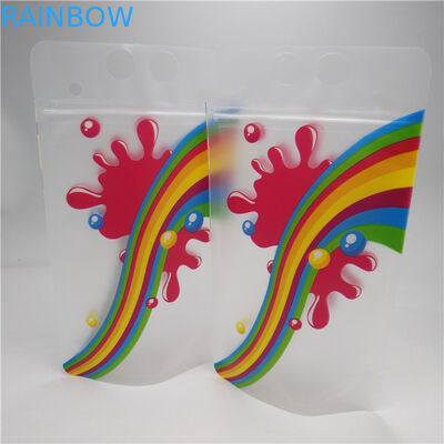 Сумки Гуссет дна молока ясного сока, прочные стоят вверх мешки фольги с ручкой