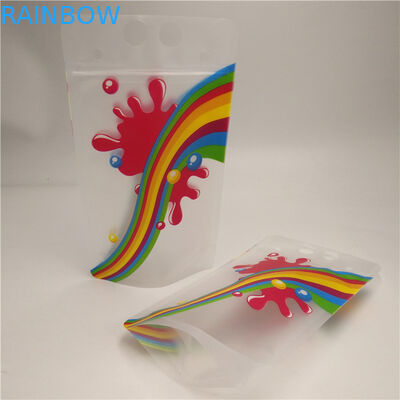 Сумки Гуссет дна молока ясного сока, прочные стоят вверх мешки фольги с ручкой