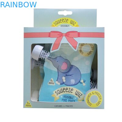 Зиплок выжимкы животного мешка Споут формы жидкостного упаковывая многоразовый двойной