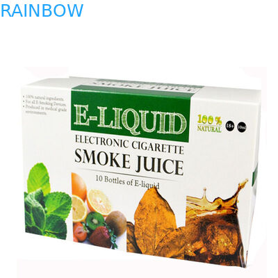 Складная бумажная коробка упаковывая стикер бутылки масла е 10мл 15мл 30мл КБД жидкостный