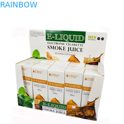 Складная бумажная коробка упаковывая стикер бутылки масла е 10мл 15мл 30мл КБД жидкостный