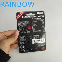 Коробка дисплея носорога Ресиклабле карты волдыря упаковывая бумажная для мужского сексуального повышения