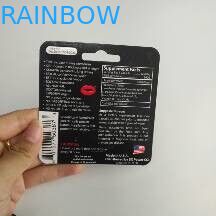 Коробка дисплея носорога Ресиклабле карты волдыря упаковывая бумажная для мужского сексуального повышения