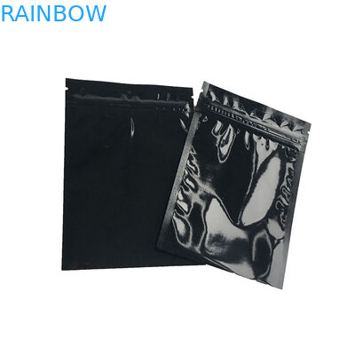 Ясное ветровое стекло стоит вверх поверхность доказательства запаха качества еды мешка молнии штейновая черная