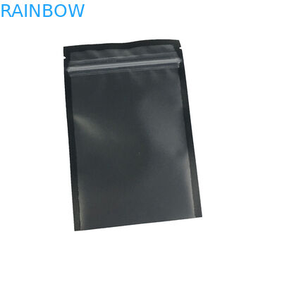 Ясное ветровое стекло стоит вверх поверхность доказательства запаха качества еды мешка молнии штейновая черная