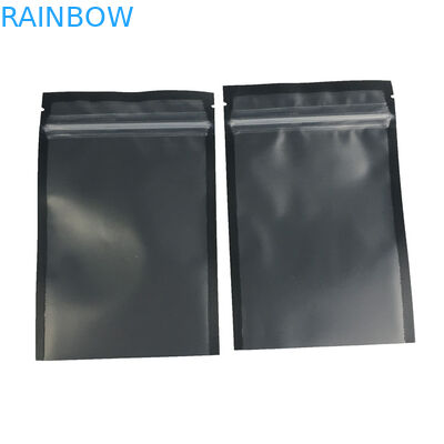 Ясное ветровое стекло стоит вверх поверхность доказательства запаха качества еды мешка молнии штейновая черная