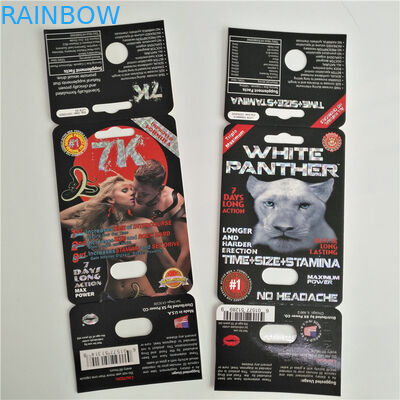 таблетка пантеры 7К сексуальная упаковывая логотип женской карты повышения изготовленный на заказ с коробкой дисплея