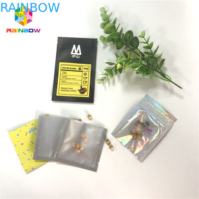 Запахните жарой доказательства - загерметизированными таблетками планшета косметик упаковывая мини дюймы 3кс5 с ясной задней частью