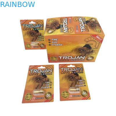 Пантера/коробка упаковывая, коробки таблеток носорога 13 бумажная таблеток бумажных карт волдыря 3Д сексуальные