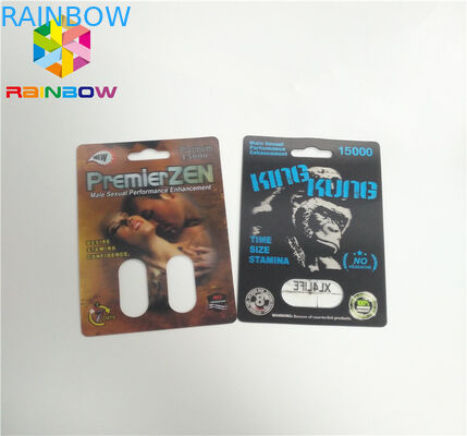 Румпель 69 силы таблеток секса карты волдыря контейнера капсулы упаковывая 7 3д 6000