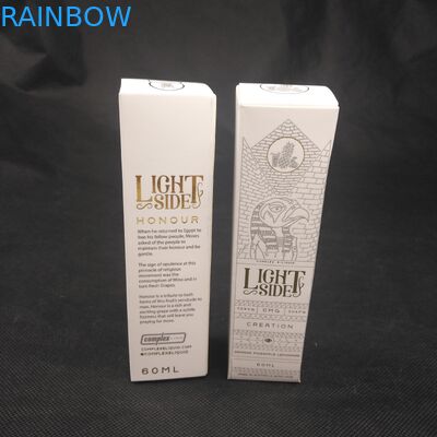 Коробка изготовленного на заказ печатания упаковывая бумажная, косметическая коробка обруча подарка с горячий штемпелевать