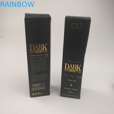 Коробка косметического картона бумажная упаковывая цвет КМИК для нутритивного продукта заботы кожи