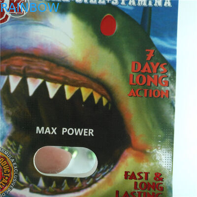 Пакет таблеток повышения бумажной карты волдыря упаковывая мужской с пластиковой пулей