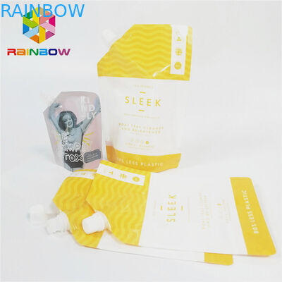 Мешок Споут доказательства утечки упаковывая лоснистую поверхностную жидкостную прокатанную сумку нейлона сока напитка