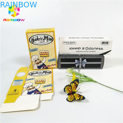 Ресиклабле изготовленный на заказ бренд дизайна логотипа напечатал УЛЬТРАФИОЛЕТОВЫЕ горячие штемпелюя коробки бумажной карты с отверстием вида для косметик подарка