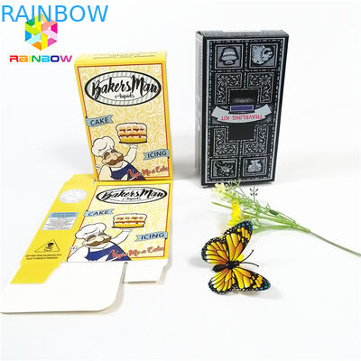 Лоснистый сияющий горячий штемпелюя логотип бренда ОЭМ напечатал коробки карты ресницы косметик подарка бумажной коробки упаковывая