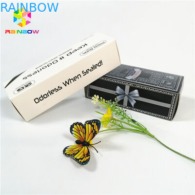 Лоснистый сияющий горячий штемпелюя логотип бренда ОЭМ напечатал коробки карты ресницы косметик подарка бумажной коробки упаковывая