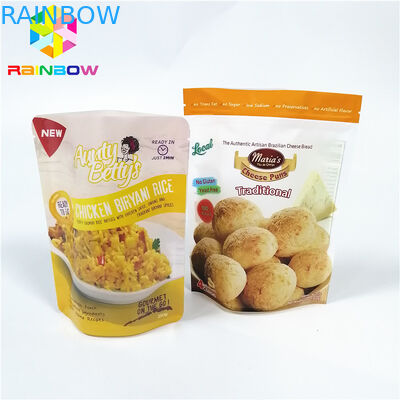 Упаковка пластиковых мешков замороженных продуктов стоит вверх хранение реторты вакуума нейлона