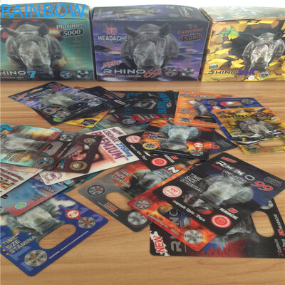 ПП 3Д чешут капсулы упаковывая носорога представления волдыря сексуальный 69 эко- дружелюбных