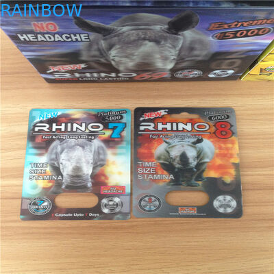 ПП 3Д чешут капсулы упаковывая носорога представления волдыря сексуальный 69 эко- дружелюбных