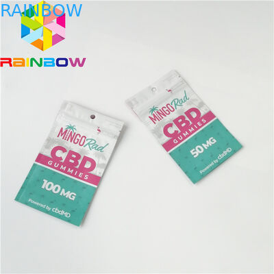 Ресиклабле пластиковые мешки упаковывая печатание Гравуре сумки конфеты Зиплок КБД камедеобразное