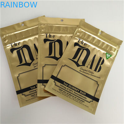 Доказательство запаха стоит вверх упаковка 1ОЗ сумок 3 мешка молнии загерметизированная стороной Чильдпрооф камедеобразная