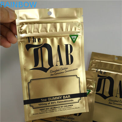 Доказательство запаха стоит вверх упаковка 1ОЗ сумок 3 мешка молнии загерметизированная стороной Чильдпрооф камедеобразная