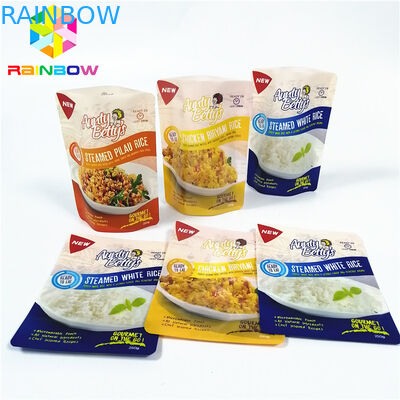 Мешок реторты высокотемпературной сумки хранения вакуума прозрачный для испаренной соусом упаковки риса